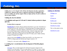 Tablet Screenshot of cadalog-inc.com